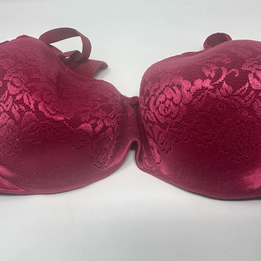 Soma Red Lace Padded Bra 36C